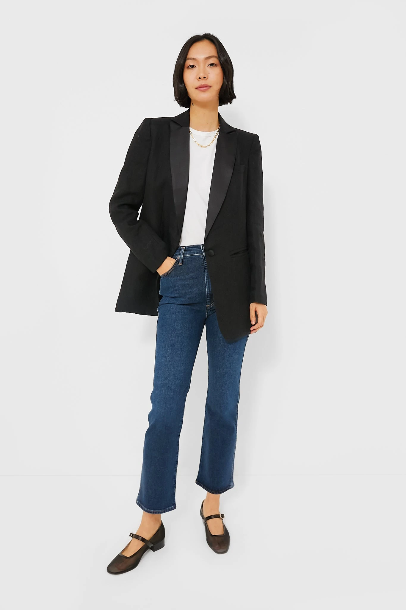 Black Wingtip 2 Dinner Jacket 4 Black Wingtip 2 Dinner Jacket - Image 2