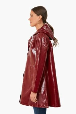 Stutterheim Burgundy Mosebacke Opal Jacket -Loeffler Cloth Shop 0ZfXRvaEivmjBALuX1hGwnS5rr9PUdD4 1