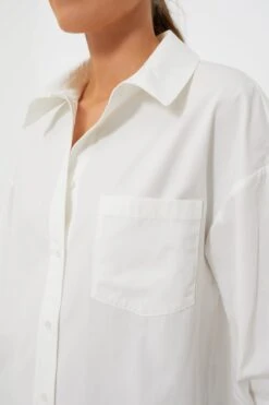 ANINE BING White Mika Shirt -Loeffler Cloth Shop 0iCSaNYDxh8ad73YZzOuzK4yJW6Ov8NK 1
