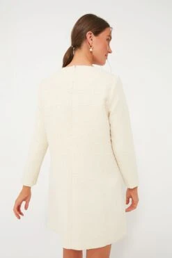 Blanc Tie Tweed Kelly Dress -Loeffler Cloth Shop 0u9xd4R7tS2unQmU0NS79YwvFkffAzxJ 1