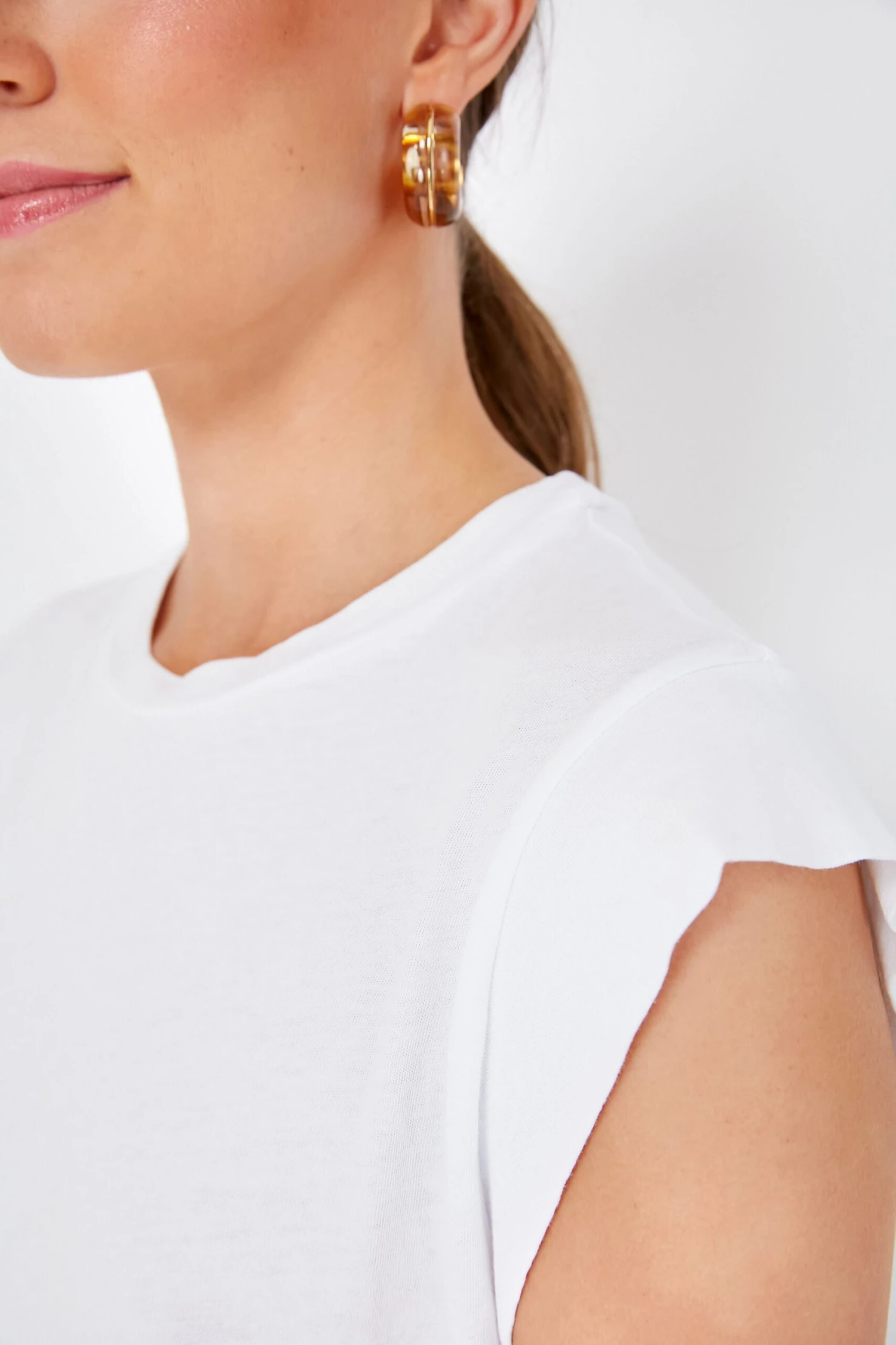 True White The Peak Shoulder Tee 7 True White The Peak Shoulder Tee - Image 5