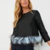 Feather Sabrina Blouse