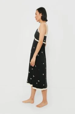 Black Rubina Embroidery Pajama Slip Dress -Loeffler Cloth Shop 1Boz9Jr6JFirxvFWkwRXK1WUqcj1N7wW 1