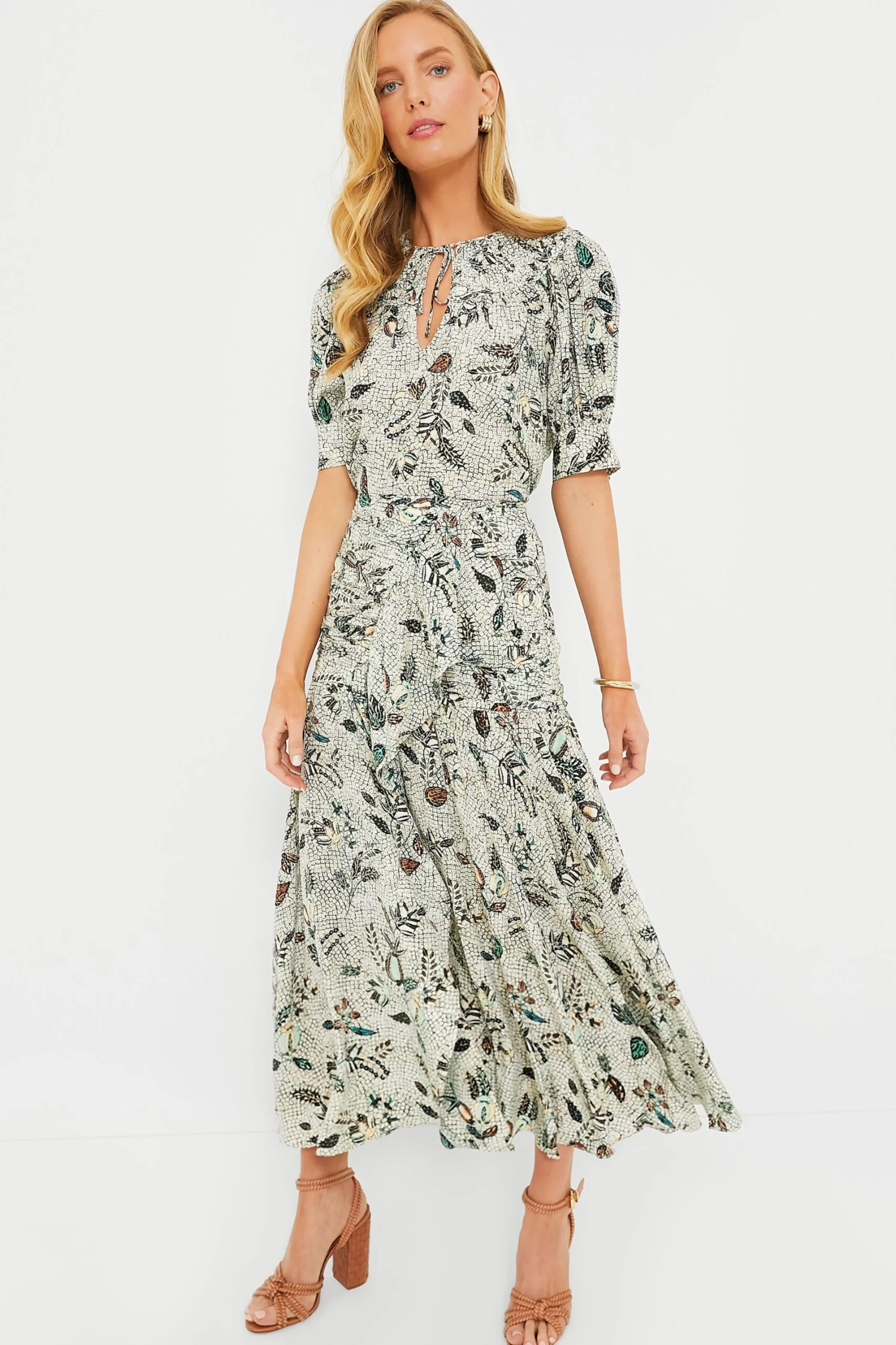ULLA JOHNSON Botanical Mist Georgina Skirt 8 ULLA JOHNSON Botanical Mist Georgina Skirt - Image 6