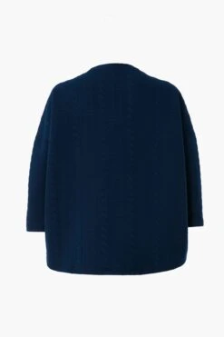 Navy Cable Ally Swing Sweatshirt -Loeffler Cloth Shop 1aI1Y9U612yrEWOPKwUXuNu4vTg7ml4W 1