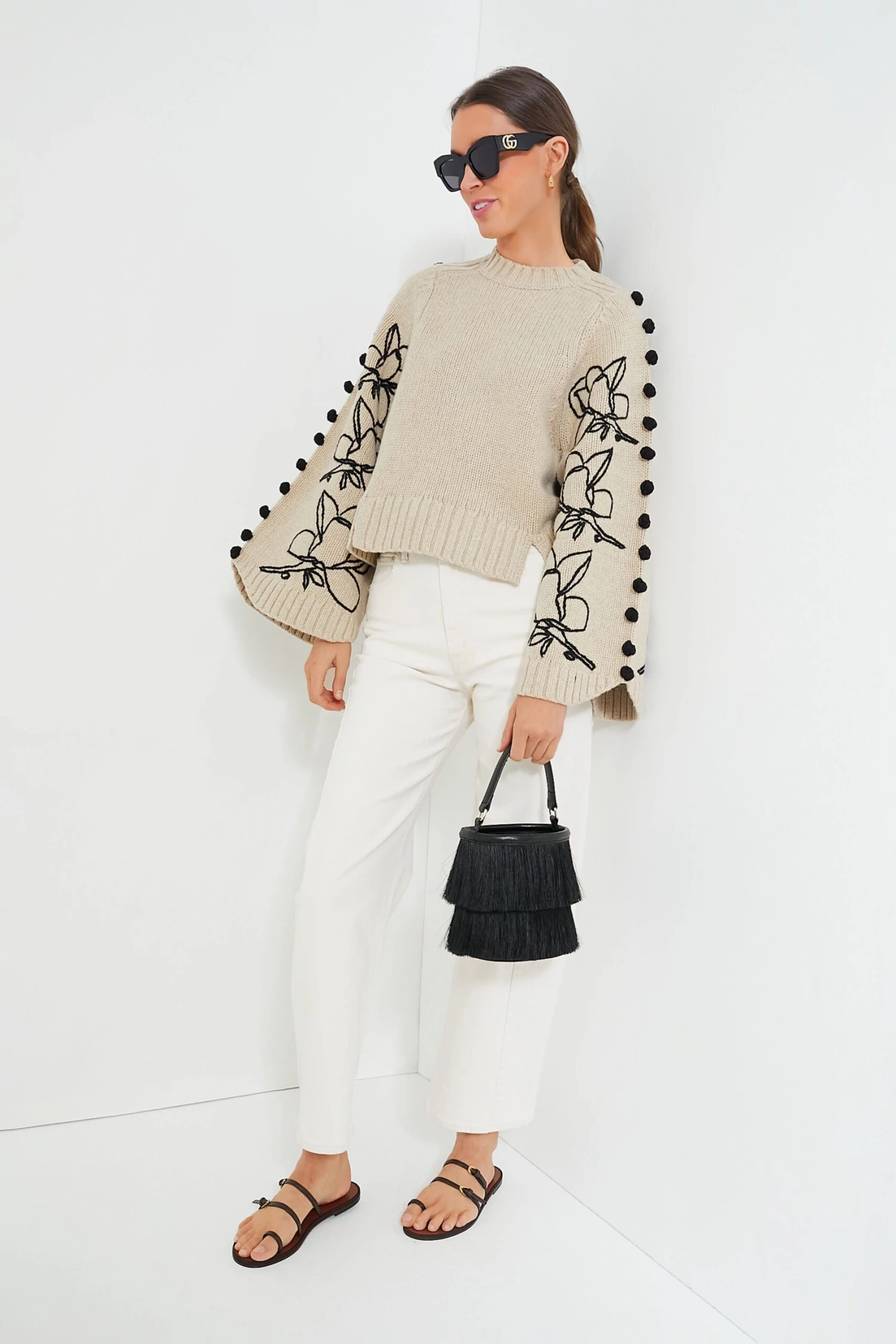 Gucci Black Rectangle Sunglasses 5 Gucci Black Rectangle Sunglasses - Image 3