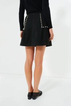 Gold Stud Mod Mini Skirt -Loeffler Cloth Shop 1gpSQRO6Zok5NFTgsAMucbcCCI1YIlsm 1