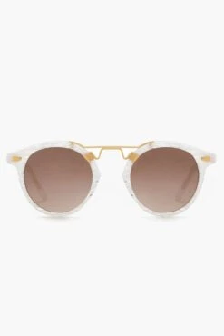 White Linen 24K St Louis Sunglasses