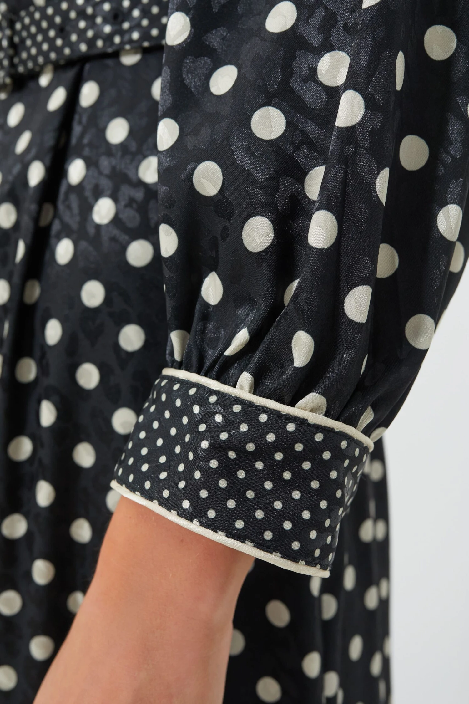 Black Polka Dot Faven Dress 7 Black Polka Dot Faven Dress - Image 5