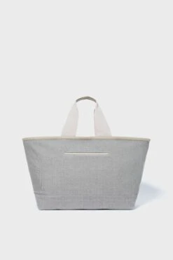 Gray Marled Weekender Tote
