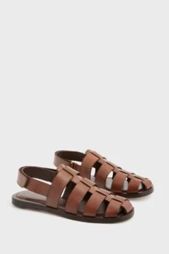 Loeffler Randall Espresso Vachetta Sawyer Sandals -Loeffler Cloth Shop 2DIdfc4h19R7Uv5rOQ1oMuSejisZZHHh 1