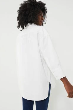 White Oxford Adair Boyfriend Shirt -Loeffler Cloth Shop 2Lvhulgrhse3rLke4B0ZwTYuLingRRcW 1
