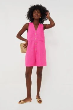 Hot Pink Textured Myla Romper 13 Hot Pink Textured Myla Romper -Loeffler Cloth Shop 2NIhB5AcyRM08DxokpIX6LqD25eKPY70 1