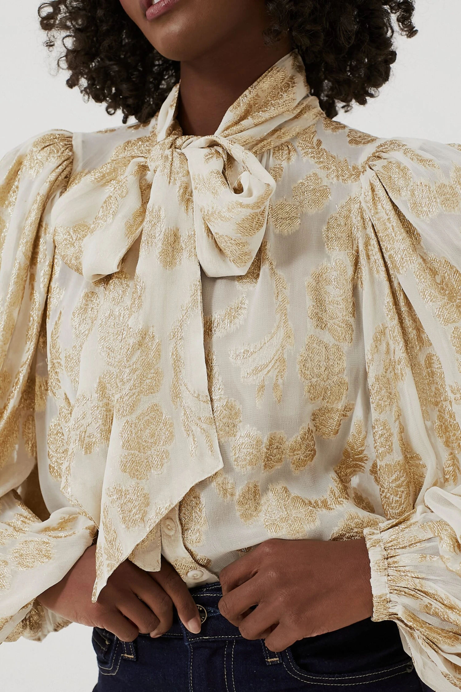 Brocade Georgette Blouse 7 Brocade Georgette Blouse - Image 5