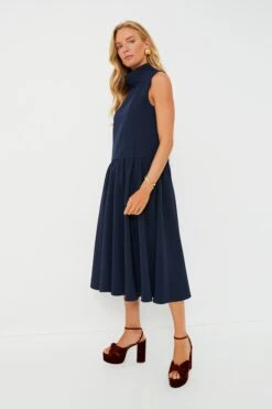 Navy Aerin Dress -Loeffler Cloth Shop 2inK7dYo1FWkva1Ss0bzfxezlSwEVS6W 1