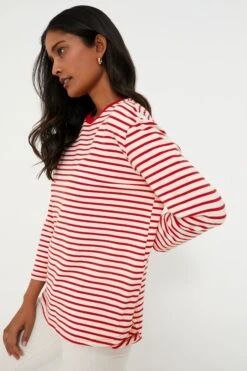 Cherry Striped Knit Popover -Loeffler Cloth Shop 2vF3frxi1qYGwPxKpF5DarhIJ6jUqU3p 1