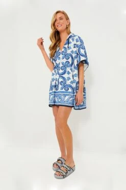 Majolica Terrycloth Coverup -Loeffler Cloth Shop 2yFE2JwrRkBpvPIqWi9XcQ6HAULnQyp9 1