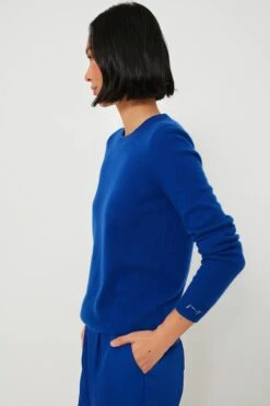 Lapis Blue Cashmere Crewneck Sweater -Loeffler Cloth Shop 2zq6P6scu0jMfF3NRsTTi8AXk2tTuqVB 1