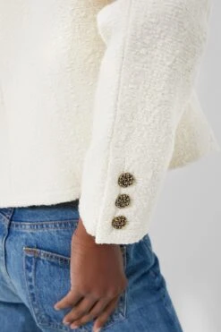 Ba&sh Ecru Meredith Jacket -Loeffler Cloth Shop 33KxDEZrXTPDJzF1vu3GznDmlC8Or8Jt 1