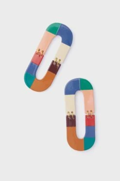 Multi Rancher Oval Earrings