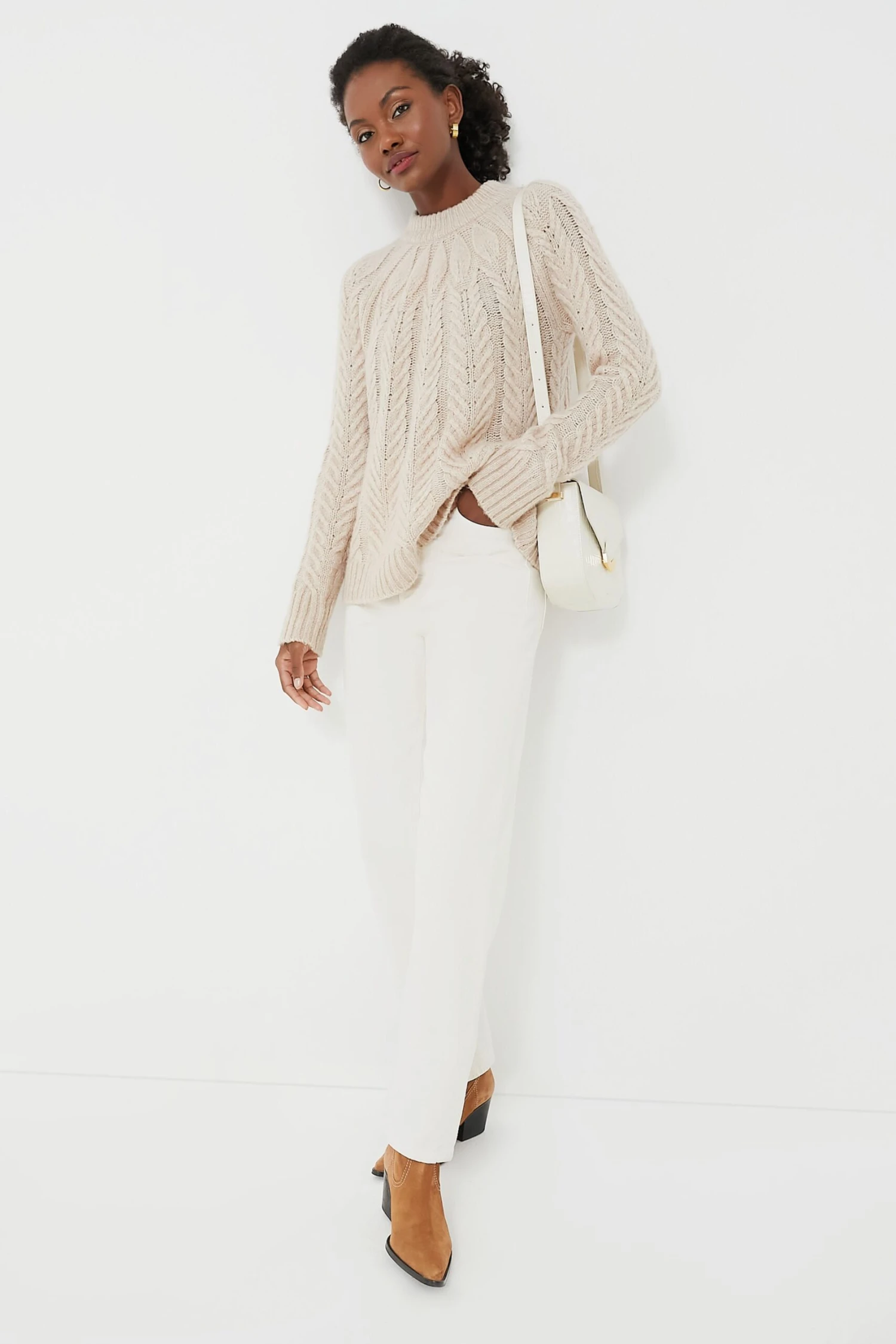 Ecru Royal Peacock Sweater 4 Ecru Royal Peacock Sweater - Image 2