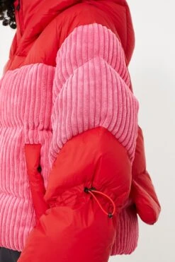 Azalea Pink And Red Zao Short Down Jacket -Loeffler Cloth Shop 3N7IGiLaB7TBUHdN3FDPlH8dSwB1Nmeu 1