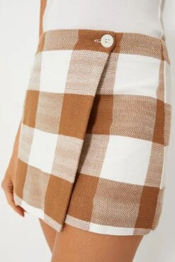 Staud Tobacco Gingham Tour Skirt -Loeffler Cloth Shop 3UoERxYHmt8CRw5ofUqZ3n6zVp71Mrjr 1