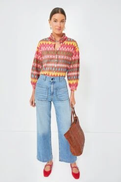 Red Geraldine Jeremy Shirt -Loeffler Cloth Shop 3dedCWeyS9fy22XSVhhs2C347UIq5hHZ 1