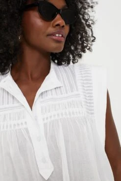 Isabel Marant Etoile White Laeza Blouse -Loeffler Cloth Shop 3h9zffJKVd7Qjc8hcy3w3ttGvXsv05ZV 1