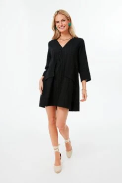 Black Mini Carolina Caftan -Loeffler Cloth Shop 3wc5xtTJlnLpIKkpfLhWk03ypwS3NYZC 1