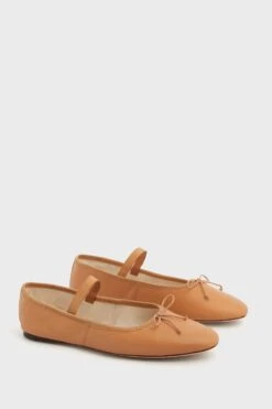 Loeffler Randall Caramel Leonie Soft Ballet Flats -Loeffler Cloth Shop 4963Cpt7cQzN0D2qiihu7CWfObrH71yq 1