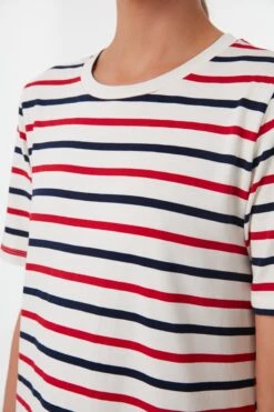 Americana Stripe Short Sleeve Gio Maxi Dress -Loeffler Cloth Shop 4K4so1PhHC2NpbyhQWyqBkmzSIPPr0Di 1