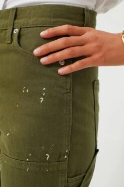 Veronica Beard Army Dylan Paint Splatter Pant With Patch -Loeffler Cloth Shop 4pRZ6wxProNHOZdGl9YasjHJt5wjaEoZ 1