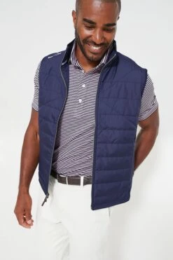 Performance Wool Quilted Full Zip Vest