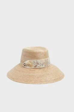 Exclusive Ivory Jacquard Wildflower Hat -Loeffler Cloth Shop 53S8FGQZex9oYDluOQN4bfB4UDaD0Rk1 1