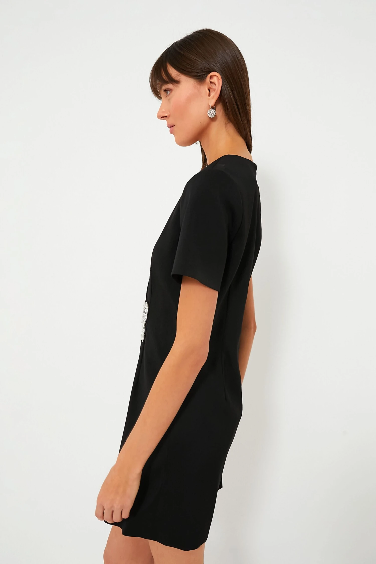 Beaded Bow Amal Mini Dress 5 Beaded Bow Amal Mini Dress - Image 3