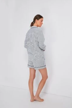 Women's Navy French Ticking Long Sleeve Short Set 11 Women's Navy French Ticking Long Sleeve Short Set -Loeffler Cloth Shop 5VC9wF8VGpe4KHgsKCuJxDx7AI4yxBGi 1