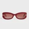 Burgundy Kate Sunglasses