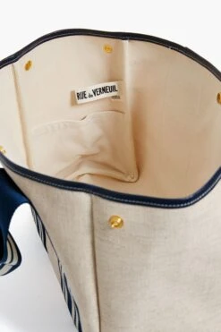 Navy Equestrian Traversee M Linen Totez -Loeffler Cloth Shop 5mQZw0YeBuBqx0I4EQB0H6T6LxLbVOio 1