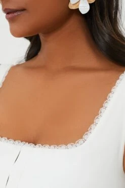 White Giada Midi Dress -Loeffler Cloth Shop 5vGiMuu30G3Sx3nFdzKKx26qscMqFxPF 1