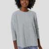 Gray Cable Ally Swing Sweatshirt