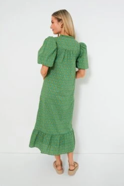 Green Diamond Floral Mimi Midi Dress -Loeffler Cloth Shop 67iOWrjYKFpwJVnnl4QxafUI87KZTVft 1