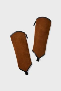 Tan Crosta Leather & Black Calf Leather Long Gaiter -Loeffler Cloth Shop 6AxX7QLeS6a9RsH6SST5rXZfBzJYPK6p 1