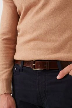 Brown Wyatt 34mm Genuine Leather Casual Jean Belt 10 Brown Wyatt 34mm Genuine Leather Casual Jean Belt -Loeffler Cloth Shop 6GQczKDylsVbYFQA4GXWJjCRQqydgAyX 1