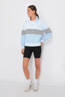 Multi Blue Varsity Quarter Zip -Loeffler Cloth Shop 6QEyuNm4ttOLOhKqnsB1ggZvzBX5SXtP 1