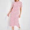 Red And Pink Stripe Short Sleeve Gio Maxi Dress -Loeffler Cloth Shop 6RFbtPzqteWGIV49RN4VI0jfR1y5RhTA 1