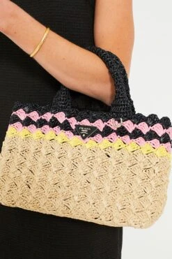 Prada Raffia Canapa Tote Bag -Loeffler Cloth Shop 6WsUfA2xwztlUson6jgppApYZV7Gx8Qx 1