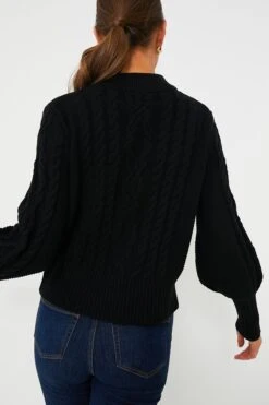Black Cotton Colette Cardigan -Loeffler Cloth Shop 6WwXW2n6NLQqLTco0GRBZIiX5ZUWptxO 1