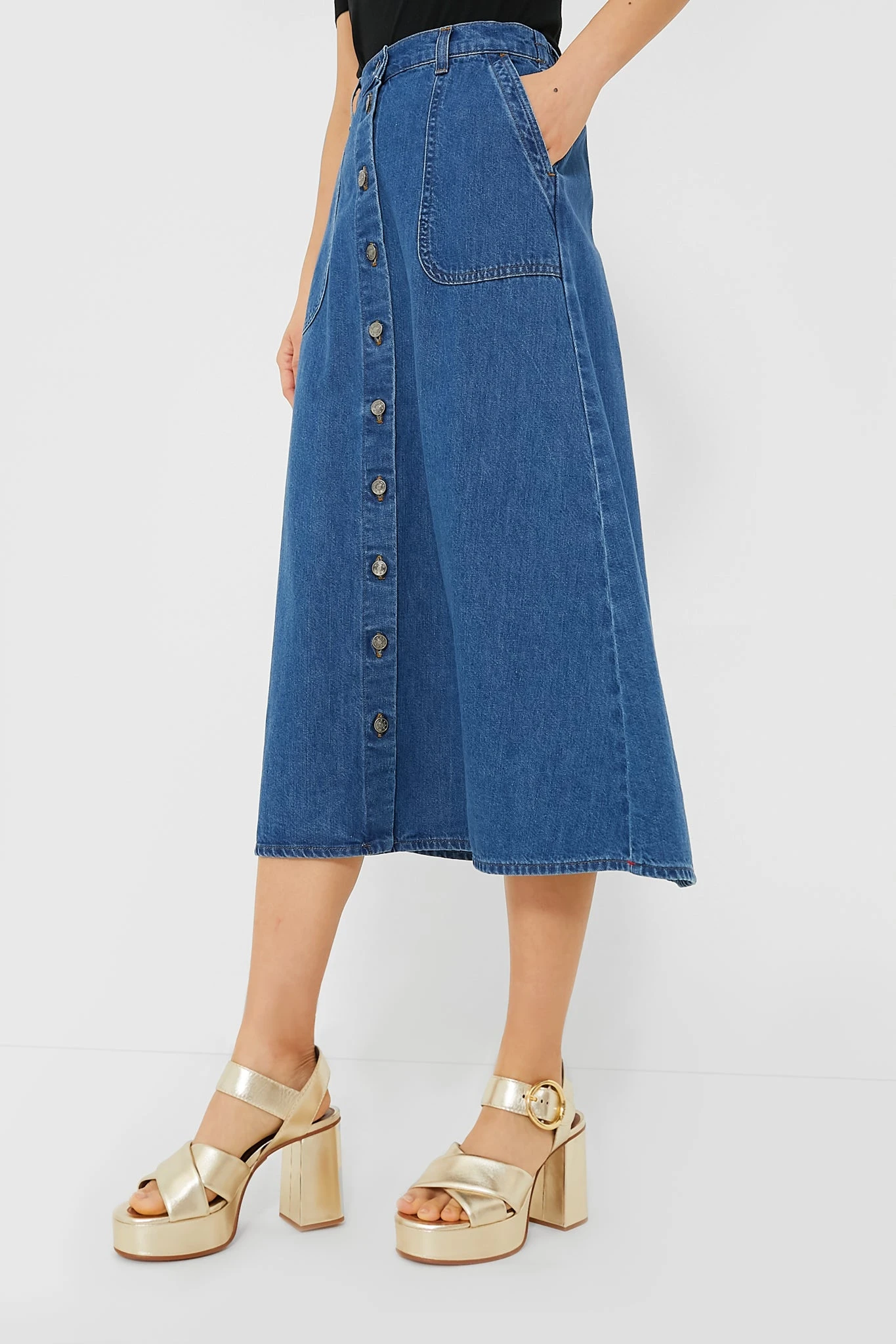 Maritime Gerri Denim Skirt 5 Maritime Gerri Denim Skirt - Image 3