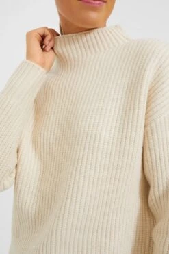 Varley Whitecap Grey Skyla Funnel Neck Knit -Loeffler Cloth Shop 7DHbRE5VWe3tKUK5F20BJmrDllYg6Xko 1